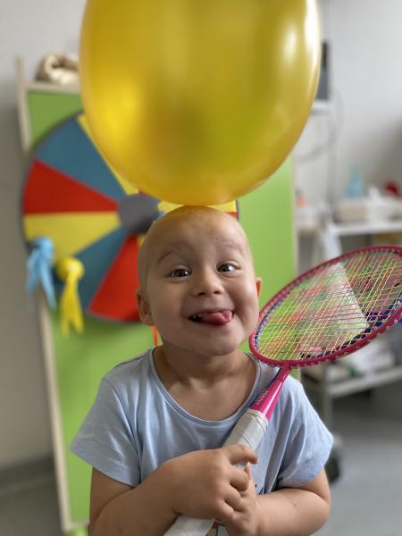 sport à l'hôpital avec les enfants malades du cancer