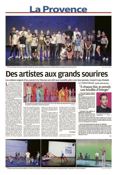 La provence présent au spectacle de Sourire à la vie avec grand Corps Malade